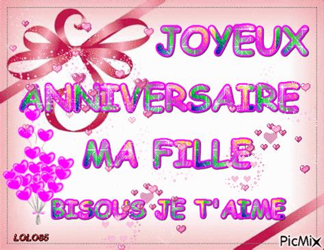 gif joyeux anniversaire ma fille|Joyeux Anniversaire – Souhait Joyeux Anniversaire。